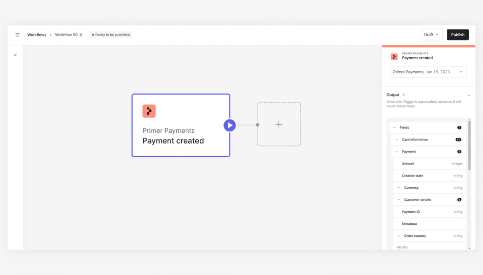 Example workflow