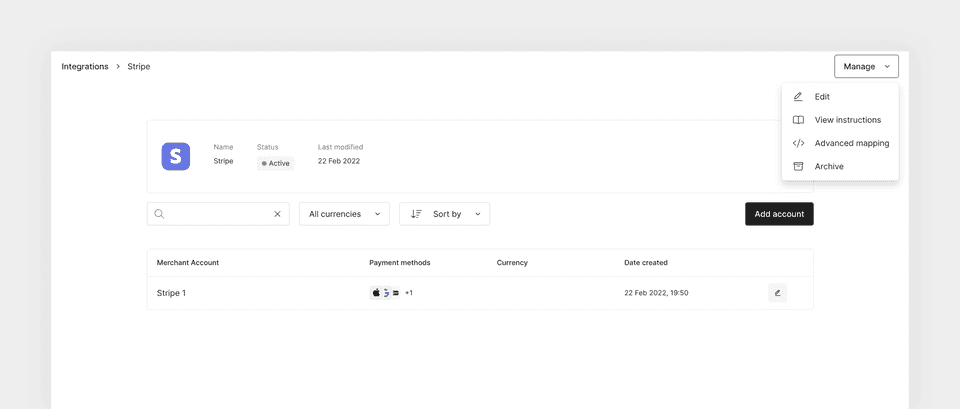 stripe metadata mapping 1